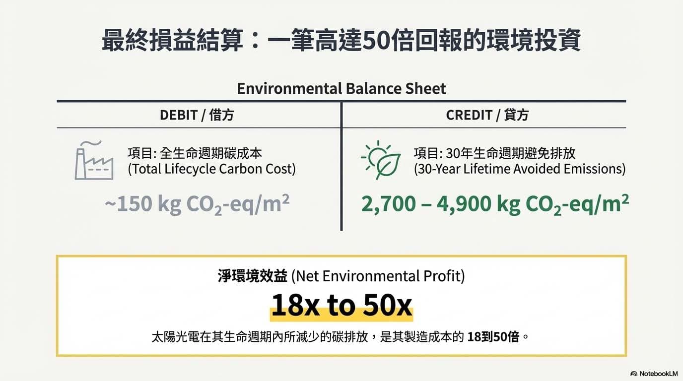 最終損益結算:一筆高達50倍回報的環境投資