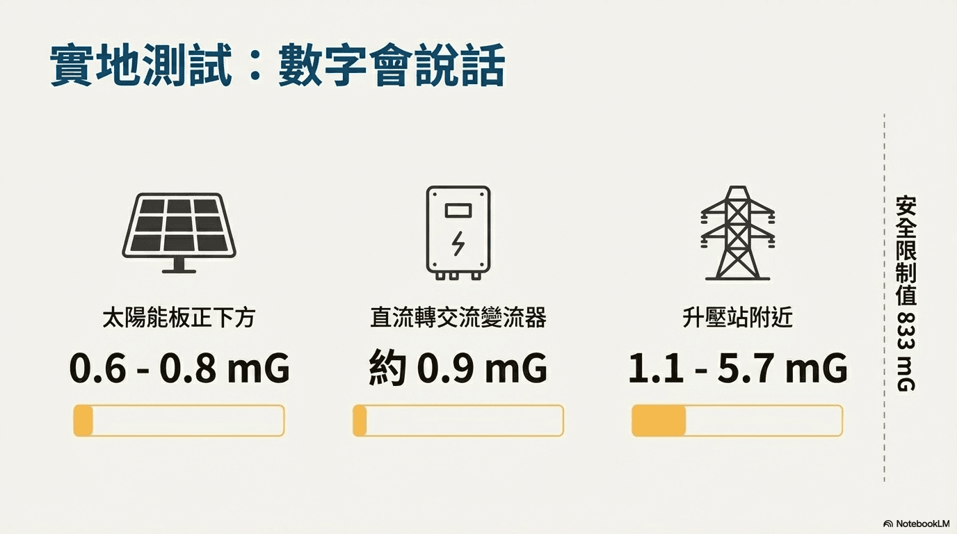 實地測試數據