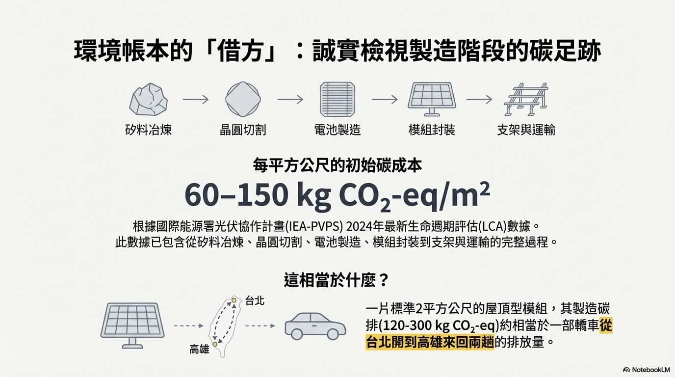 環境帳本的「借方」:誠實檢視製造階段的碳足跡