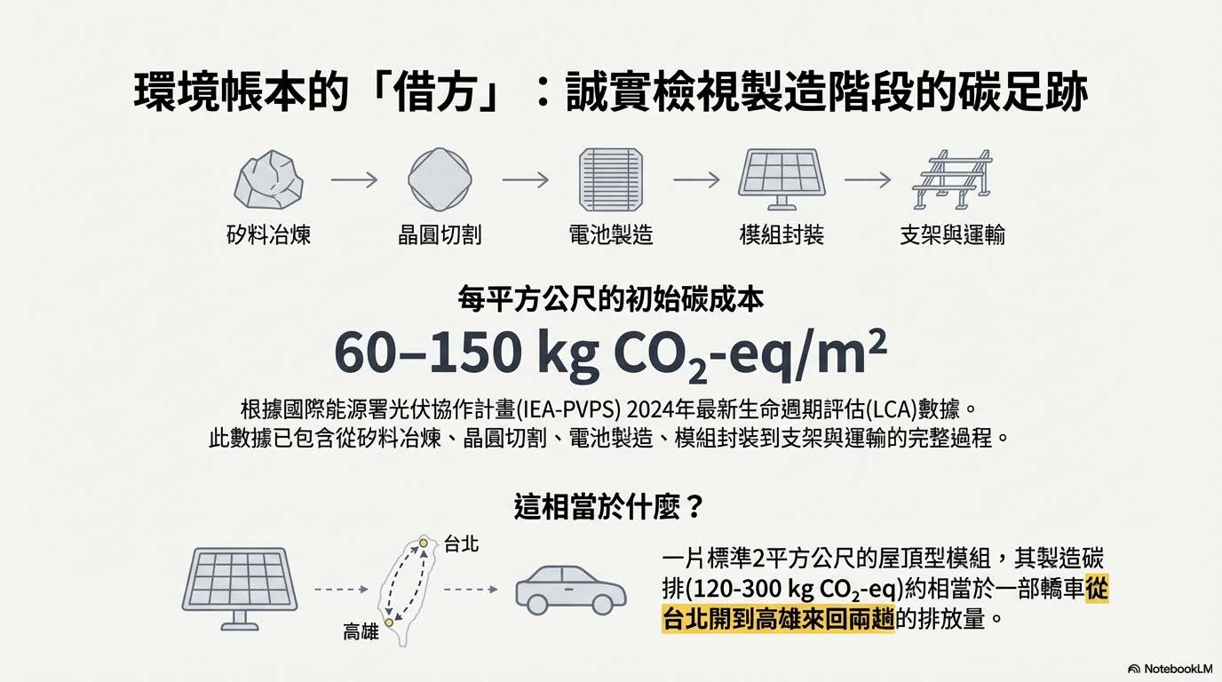 環境帳本的「借方」：誠實檢視製造階段的碳足跡